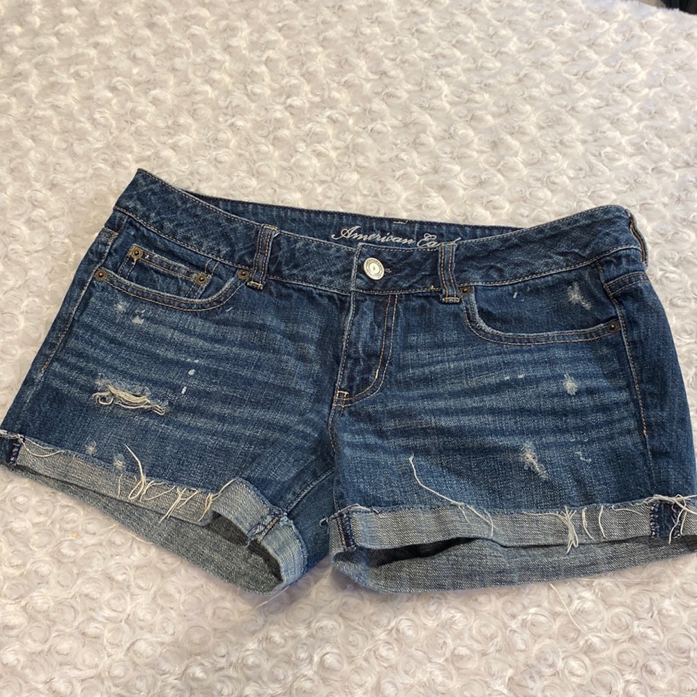 American Eagle Outfitters Blue Denim Shorts